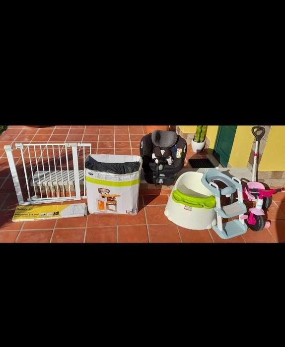 Cadeira auto e papá