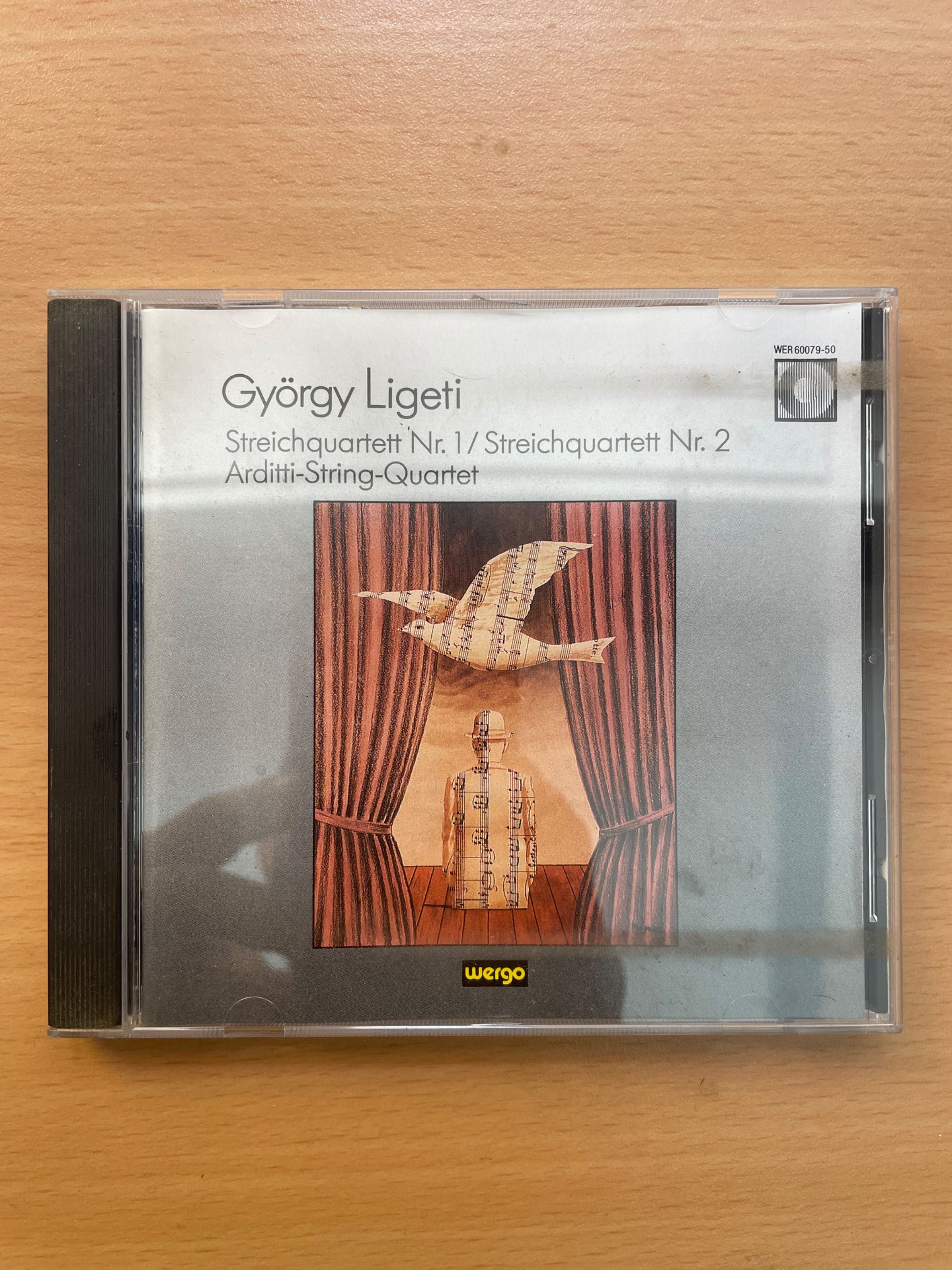 CD Ligeti, Arditti-String-Quartet Streichquartett Nr.1 e Nr. 2