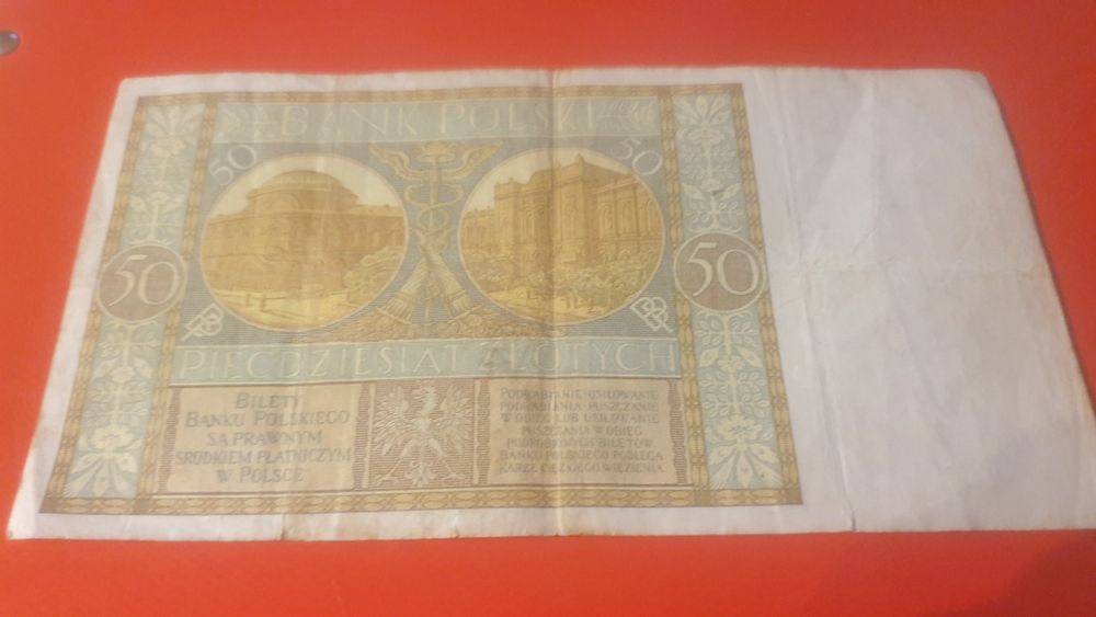 Banknot 50 zł z 1929 roku