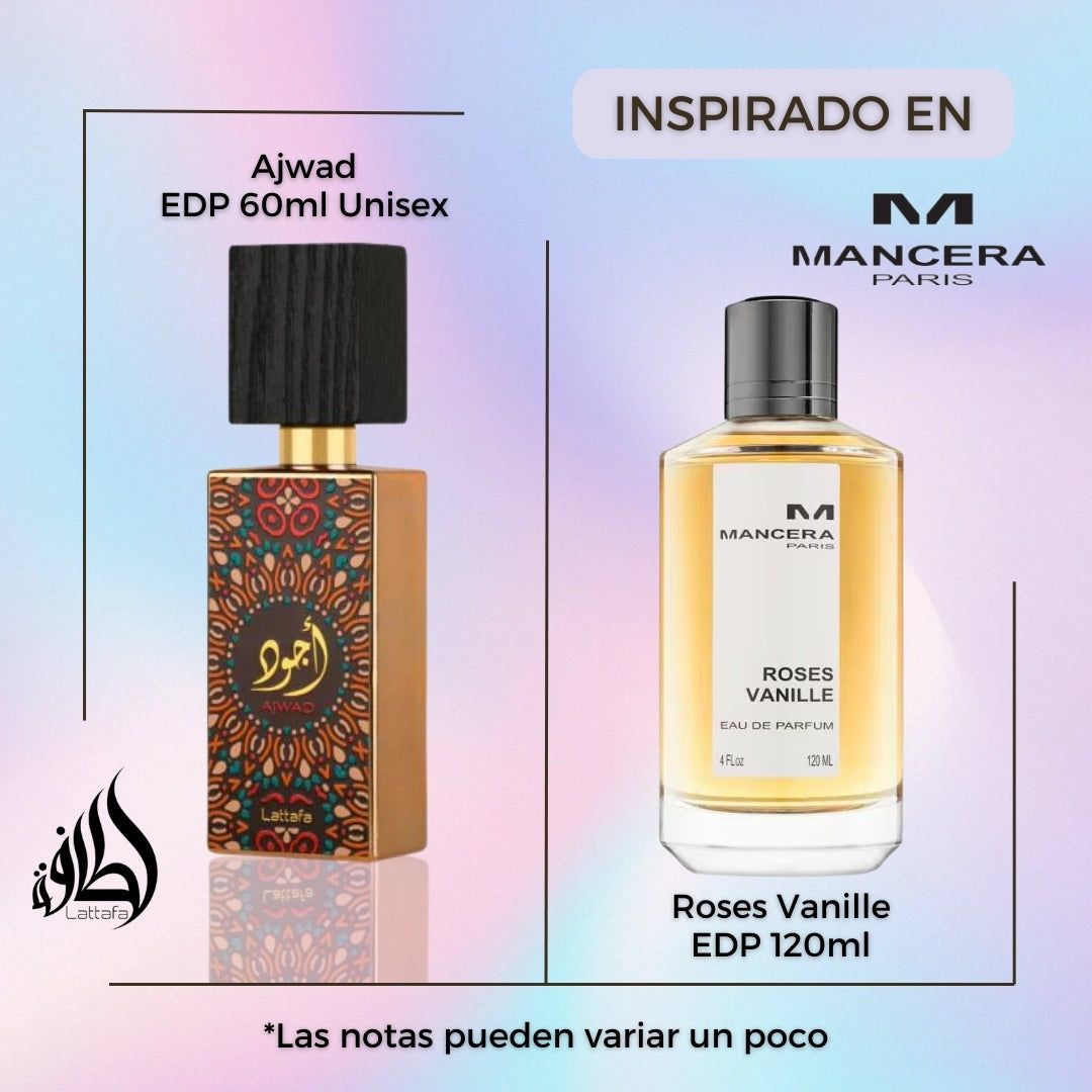 Lattafa ajwad mancera rosses vanile