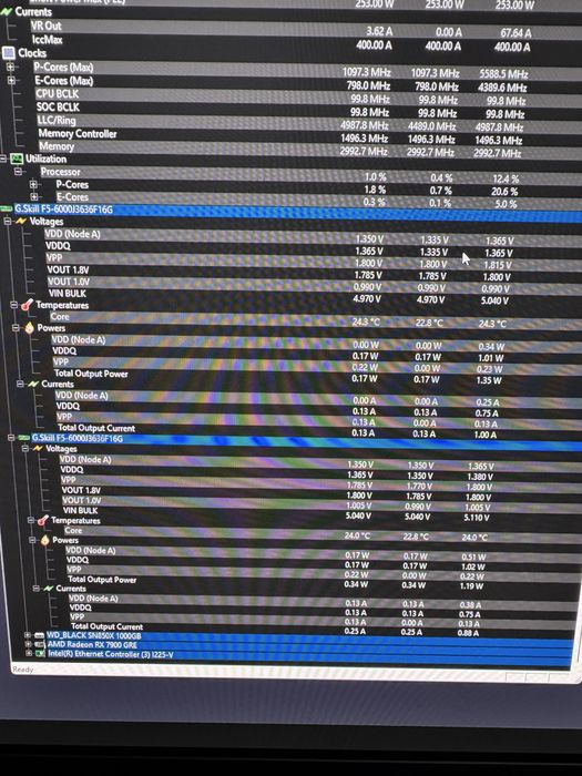 RAM GDDR5 GSkill Trident Z5 RGB CL36 6000MHz