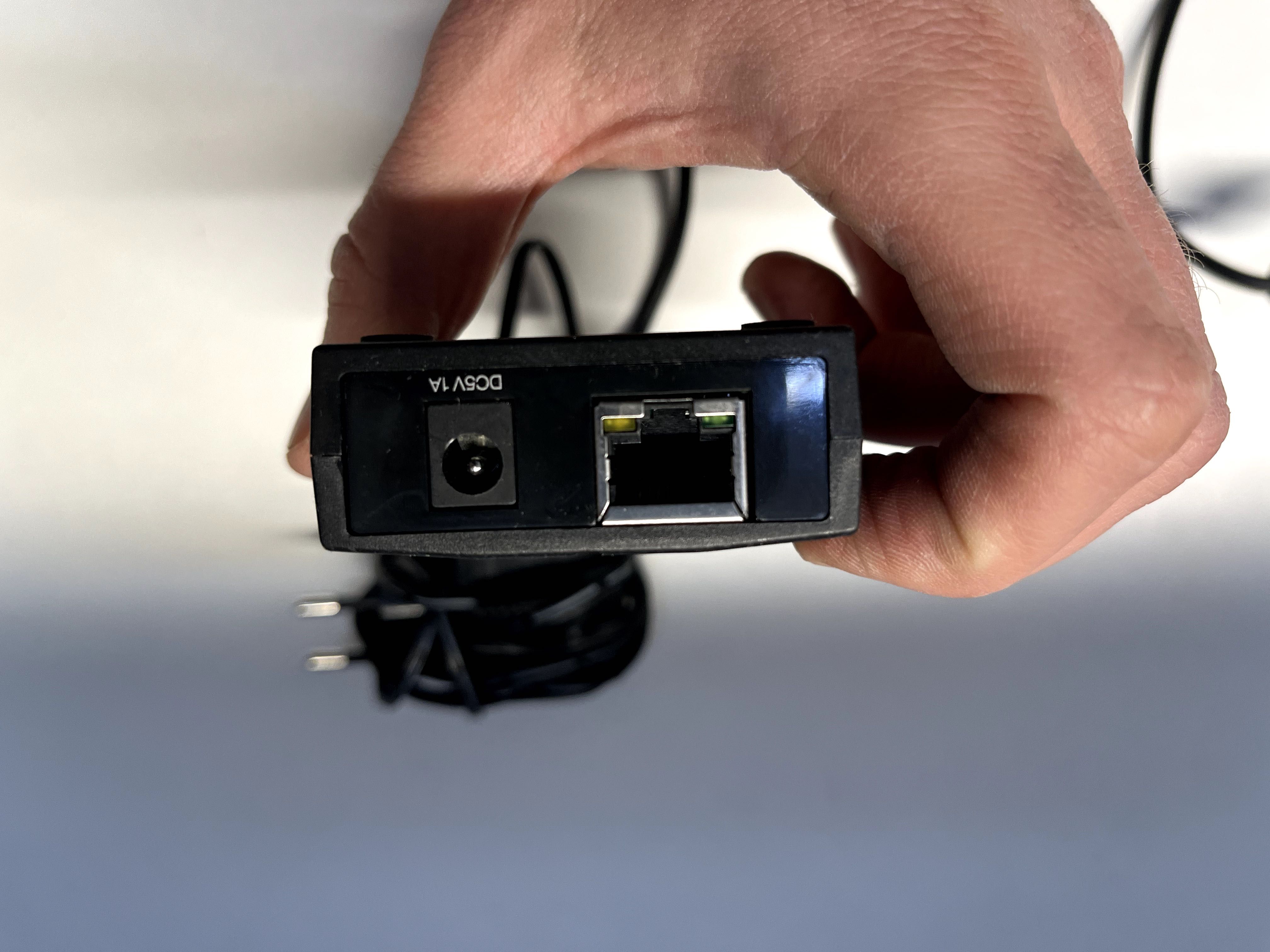 Konwerter przemysłowy RS232 do LAN Ethernet CSE-H53N + Zasilacz