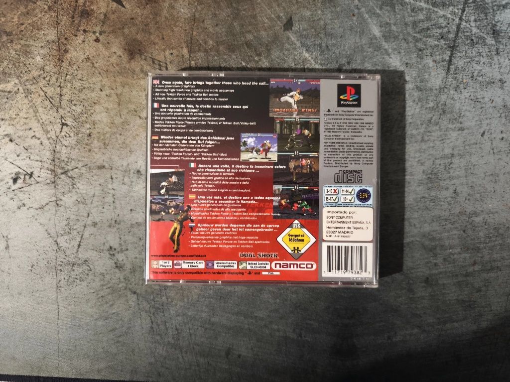 PS1 Tekken 3 Platinum