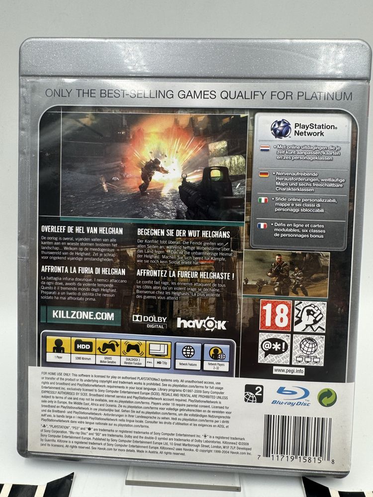 Gra Killzone 2 Ps3 z Gwarancja