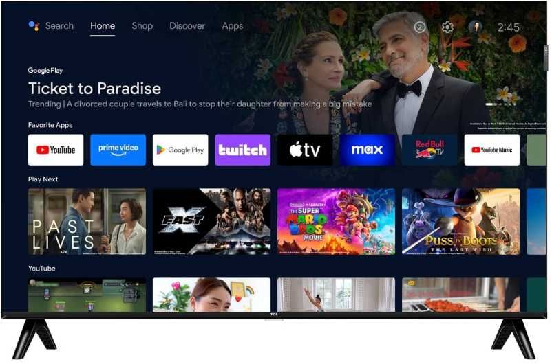 TV TCL 32S5K (QLED - 32'' - 81 cm - Full HD - Smart TV)