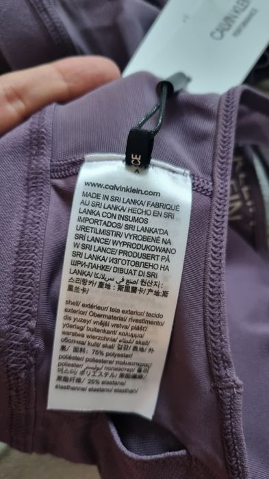 Biustonosz,  stanik sportowy top Calvin Klein