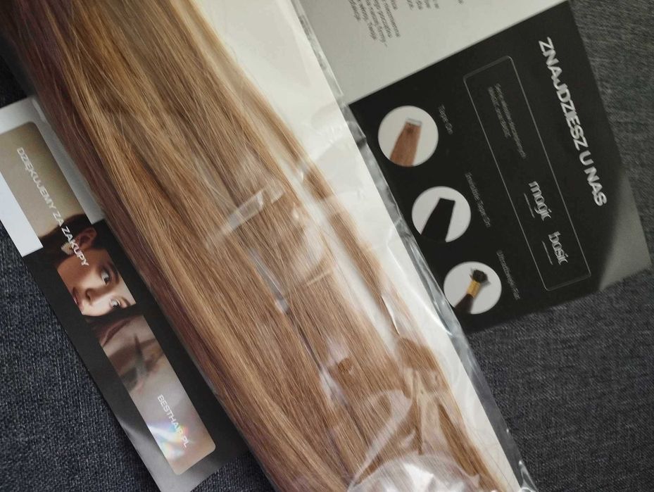 Włosy doczepiane kucyk Best Hair nowy 40 cm