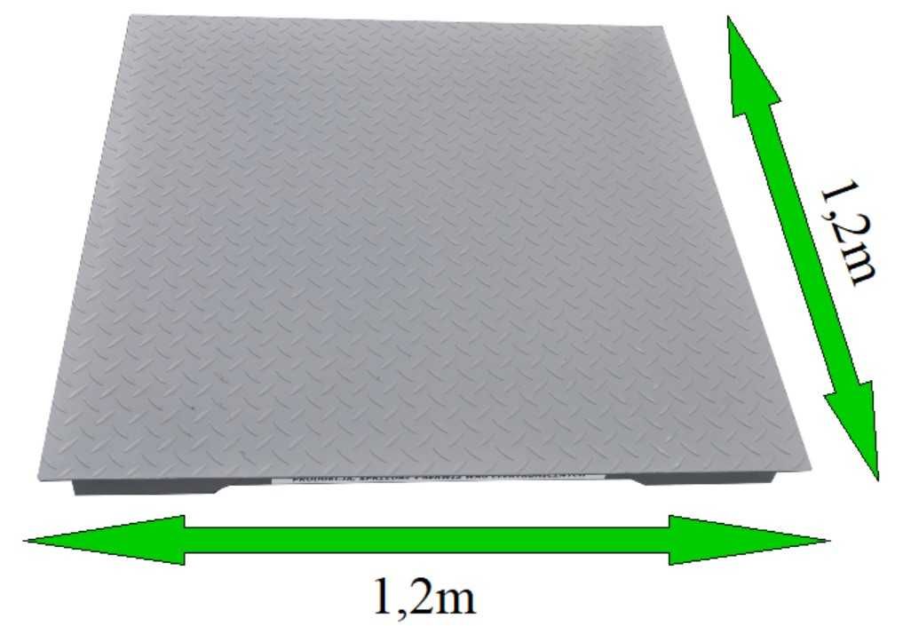 Waga Platformowa Paletowa Przemysłowa 1,5x1,5m 1,5 tony 1500kg