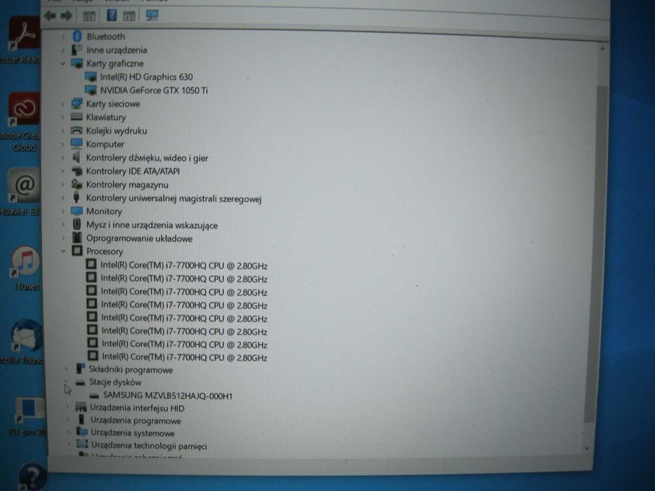 Laptop Gamingowy HP Omen 15 SSD i7 ram 16gb GTX 1050ti 4g igła