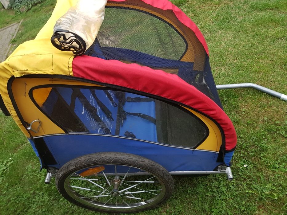 Wózek do roweru riksza przyczepka rowerowa