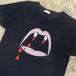 saint laurent blood luster ss16 vampire kiss shirt