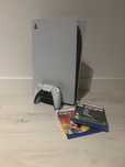 Playstation 5 napęd + pad + 2 gry