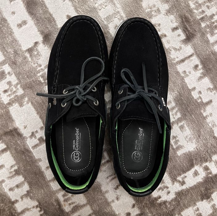 Чоловічі замшеві мокасини (топсайдери/лофери), розмір 41