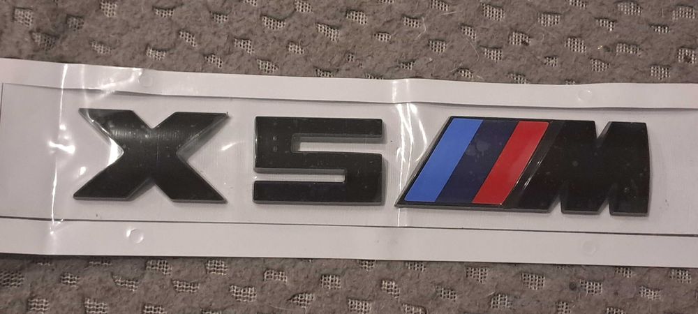 Emblematy bmw x5 m pakiet ,znaczek