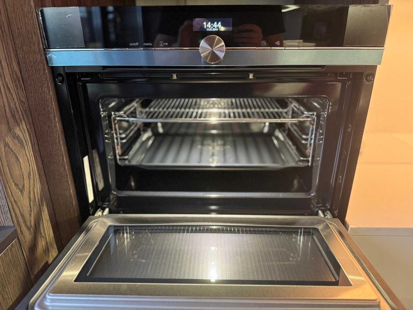 NOWY Piekarnik Mikrofala Siemens IQ700 CM633GBS1 Termoobieg Czarny