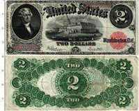 ПРОДАМ банкноту 2 доллара 1917года