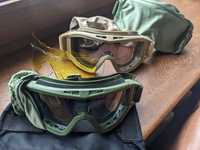 Тактические очки маска со сменными линза 3 линзы баллистические