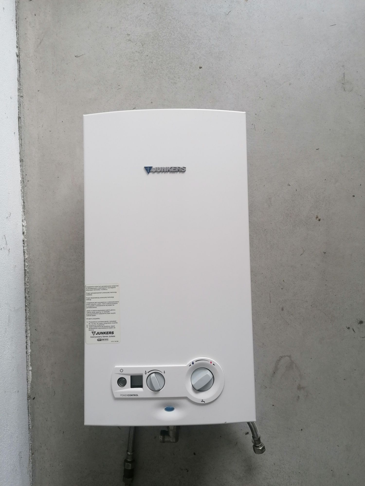 Piec gazowy junkers power control