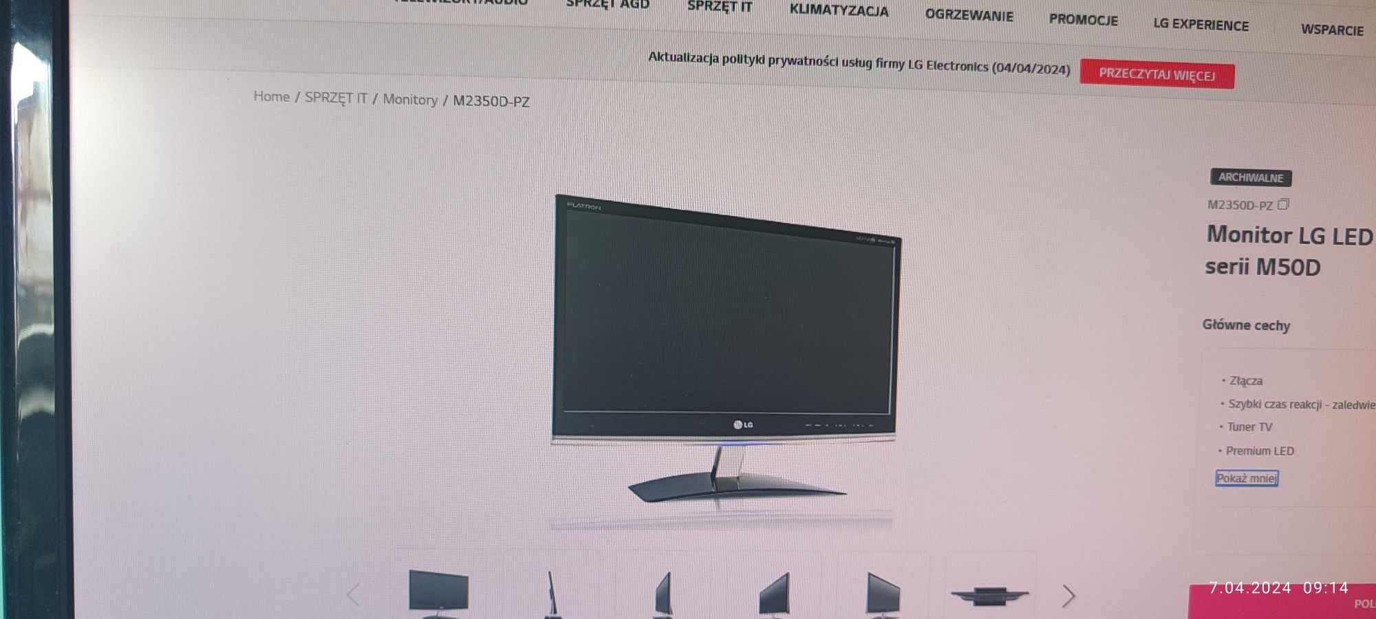 Telewizor / Monitor 23"