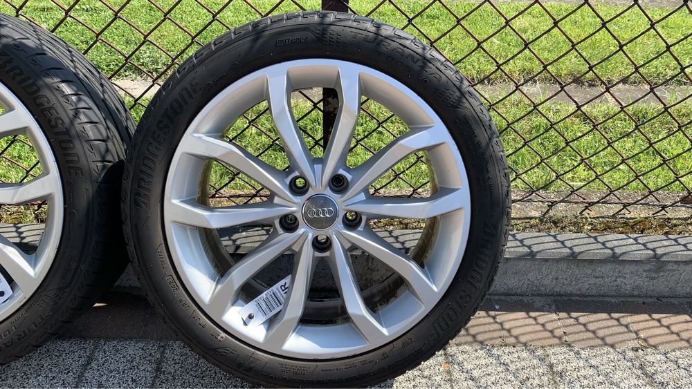 Kola letnie 18” alufelgi Audi A4 + opony lato bridgestone 245/40/18