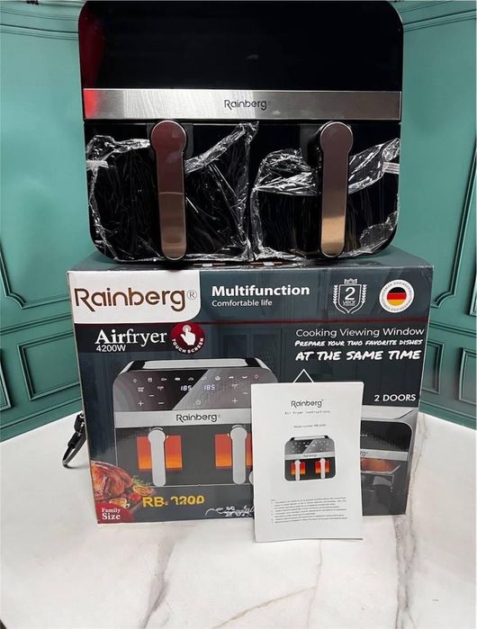 Аерофритюрниця аерогриль Rainberg RB-2290 4200 Вт 13 л,  мультипіч