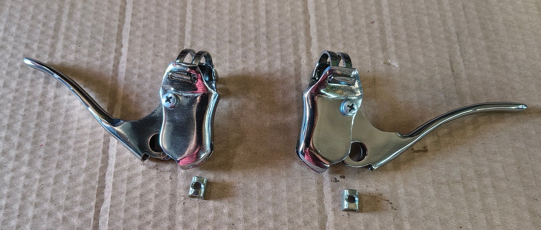 Manetes cromadas recuperadas bicicleta criança Órbita,Vilar,confersil