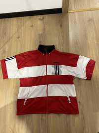 Bluza z krótkim rękawem rozpinana adidas vintage