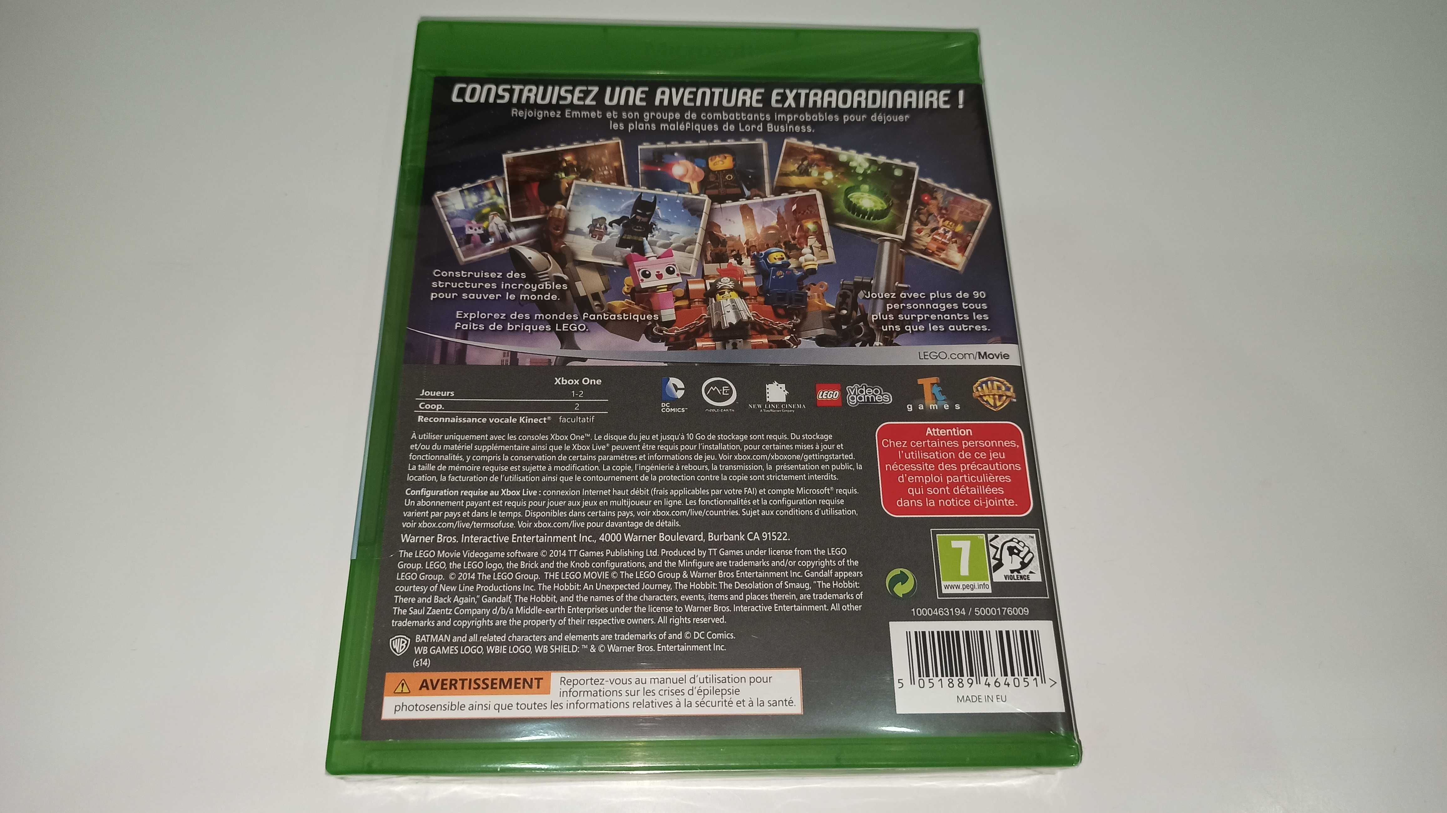 xbox one LEGO PRZYGODA PL po polsku 1-2 graczy Nowa!