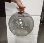 Szklane  klosze lampy wiszącej