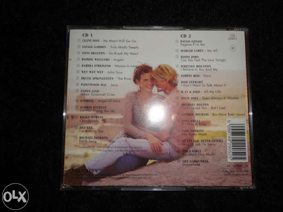 CD's Romantic Rock Albuns 1, 3 e 4