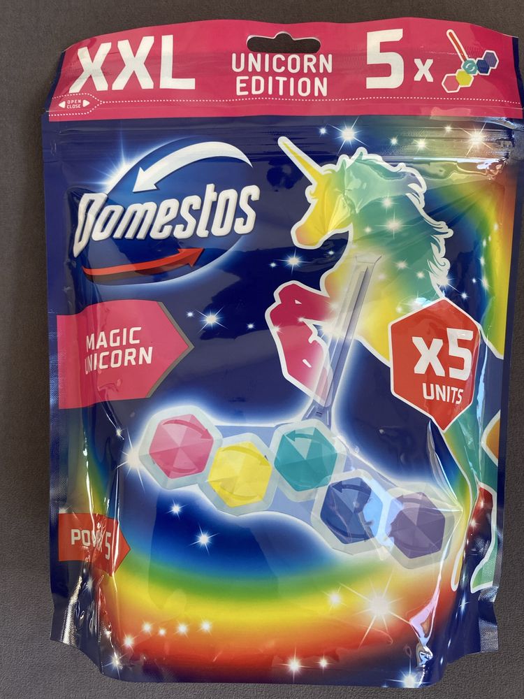 15x Domestos Power 5 Magic Unicorn kostka toaletowa do WC