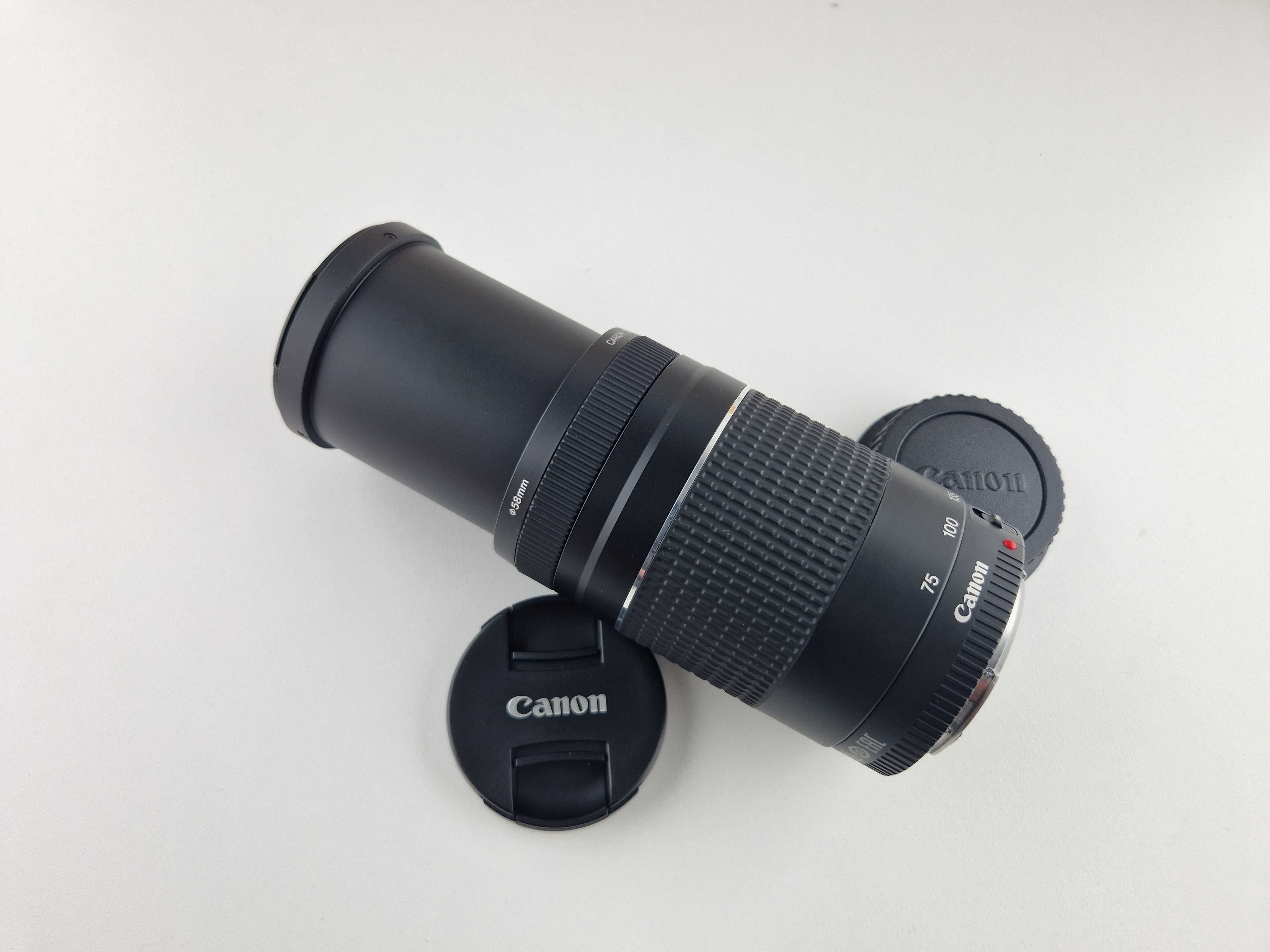 .Obiektyw Canon 75-300mm 1:4-5.6 III EF -ideał - jak nowy!