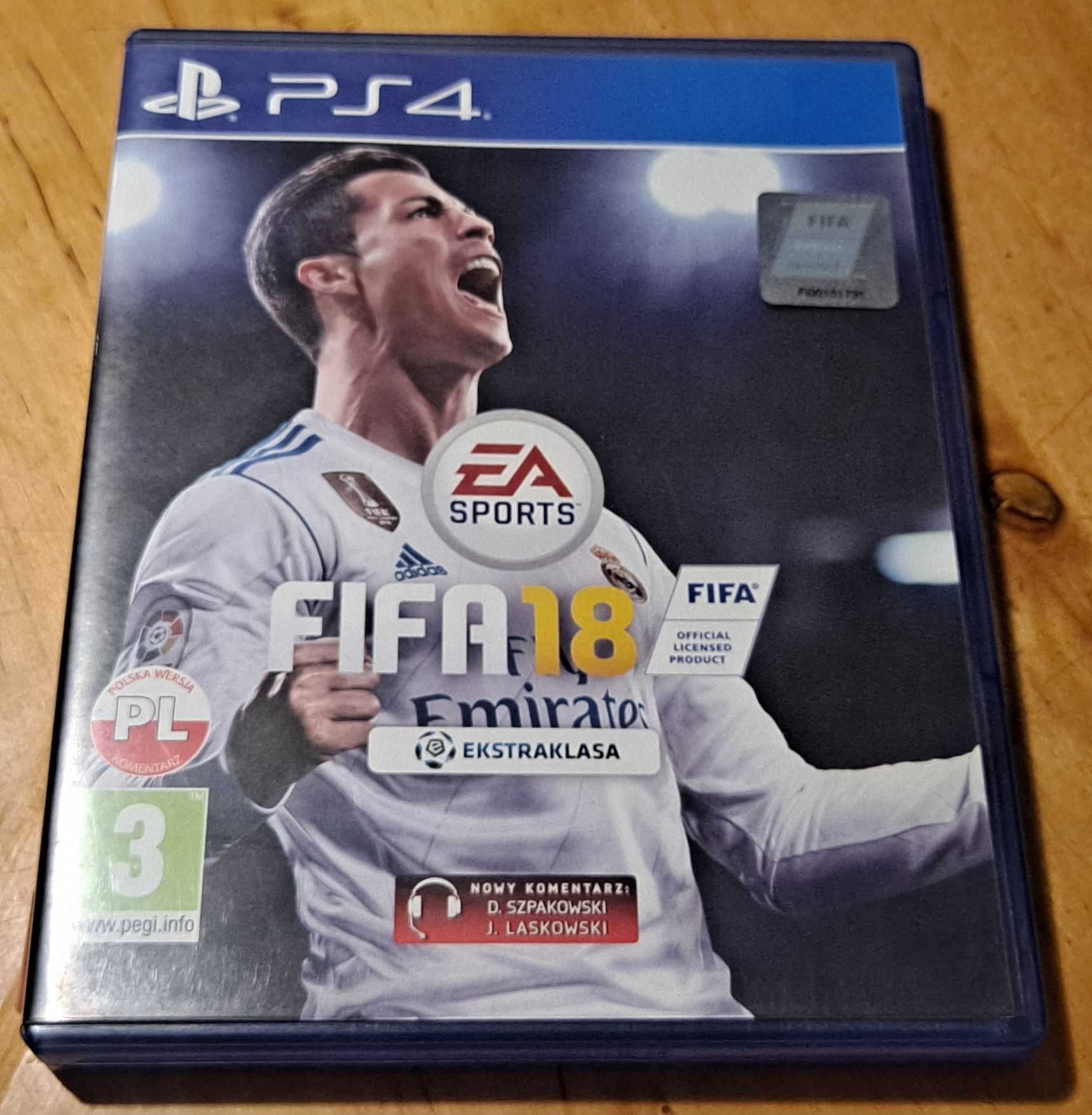 Gra FIFA 18 na konsolę PS4