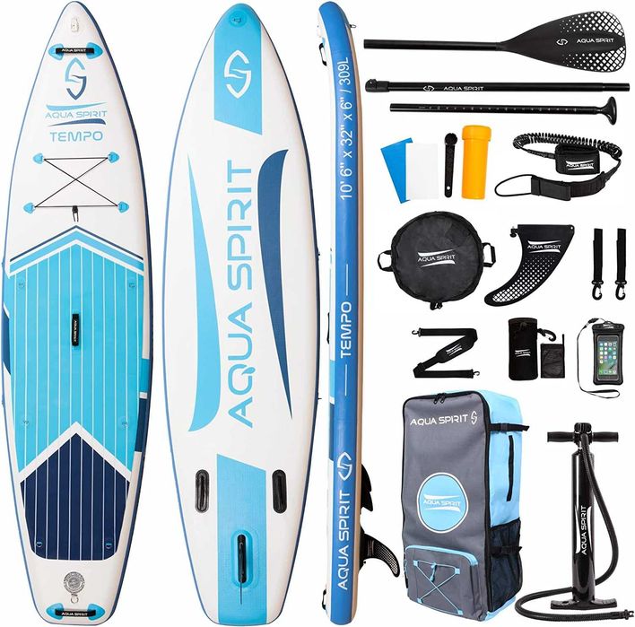 Pompowana Deska Do Pływania AQUA SPIRIT SUP 10,6 Niebieska NOWA