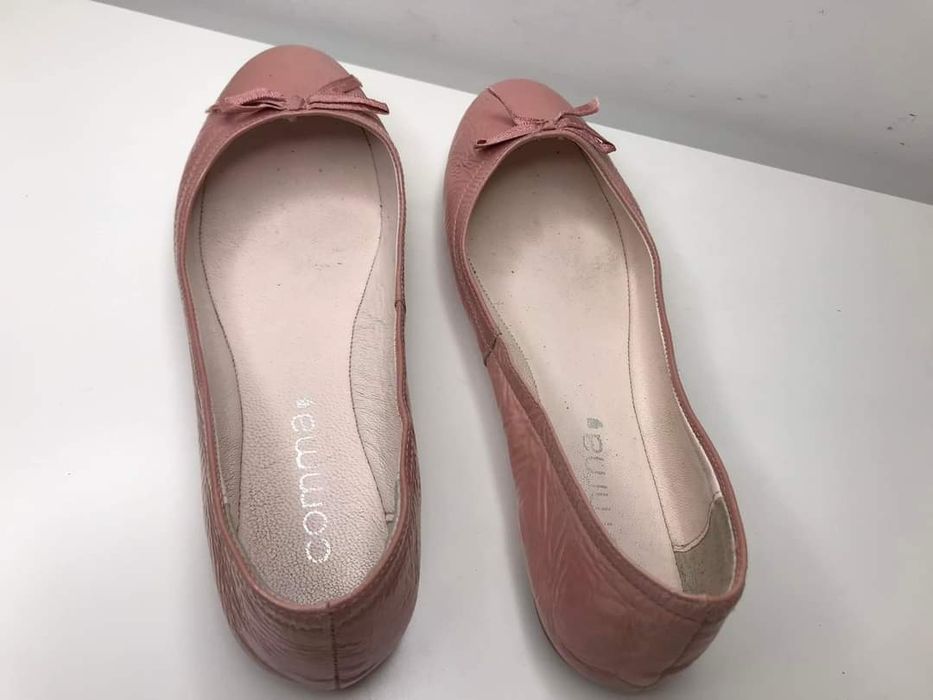 Baleriny skórzane lakierowane Comma Rozmiar 39