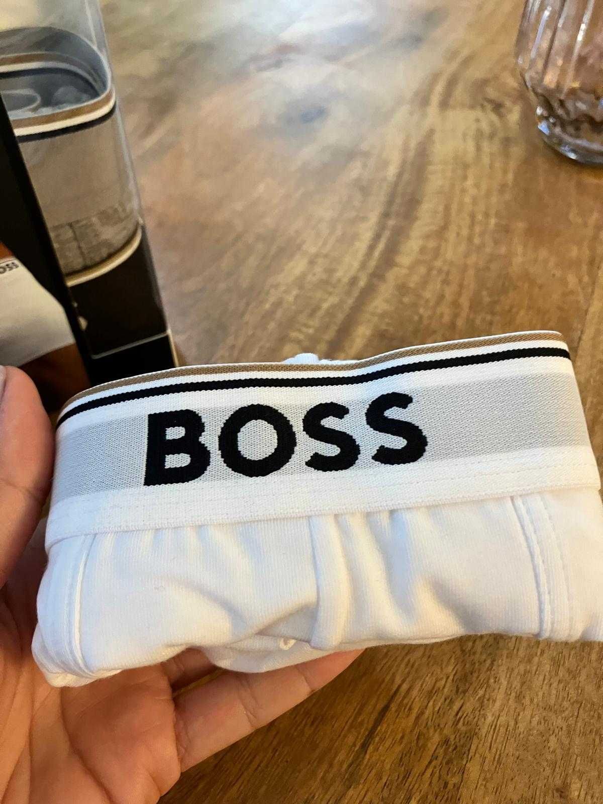 boxers novos em caixa tamanho M BOSS algodão e elastano