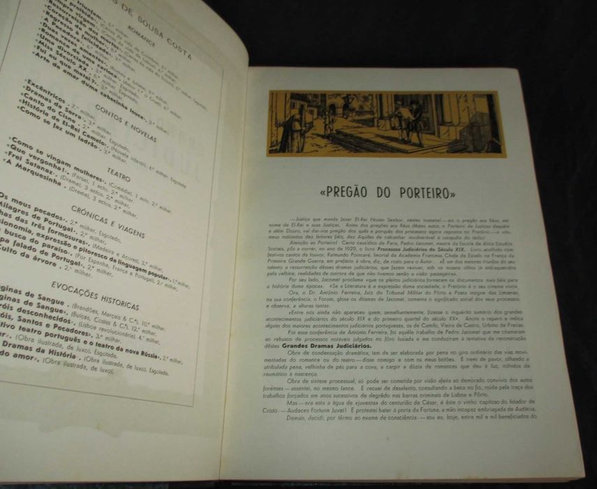 Livro Grandes Dramas Judiciários Sousa Costa 1944