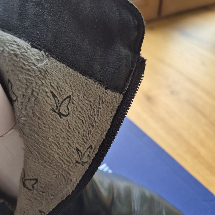 Botki skórzane r. 38, czarne f. Caprice s.db