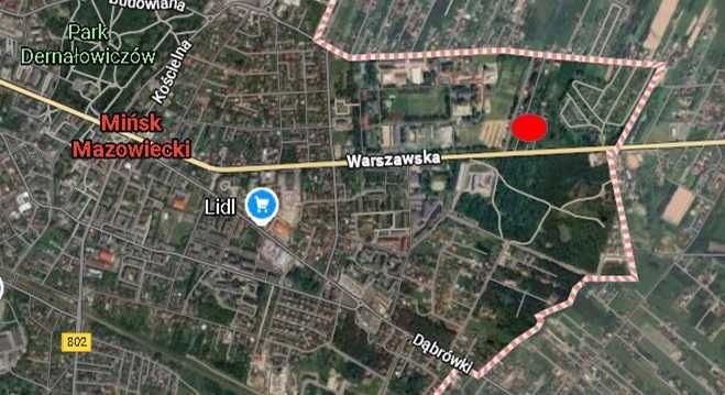 Sprzedam działkę pod budownictwo mieszkaniowe Mińsk Mazowiecki