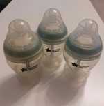 Trzy butelki Tommee Tippee 3m+