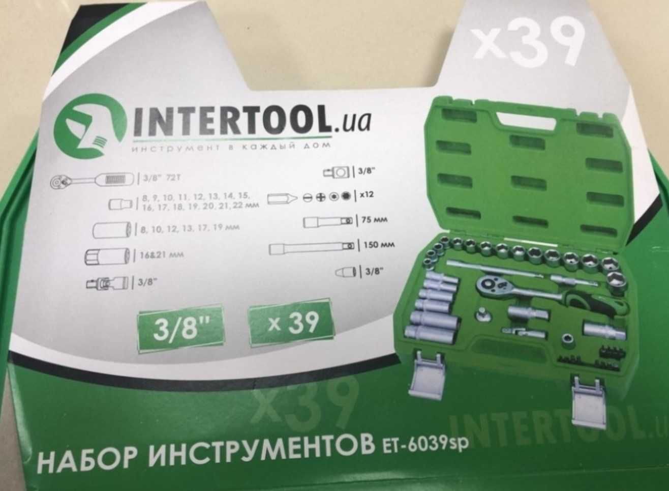 Набір інструментів intertool et-6039sp 39 од,