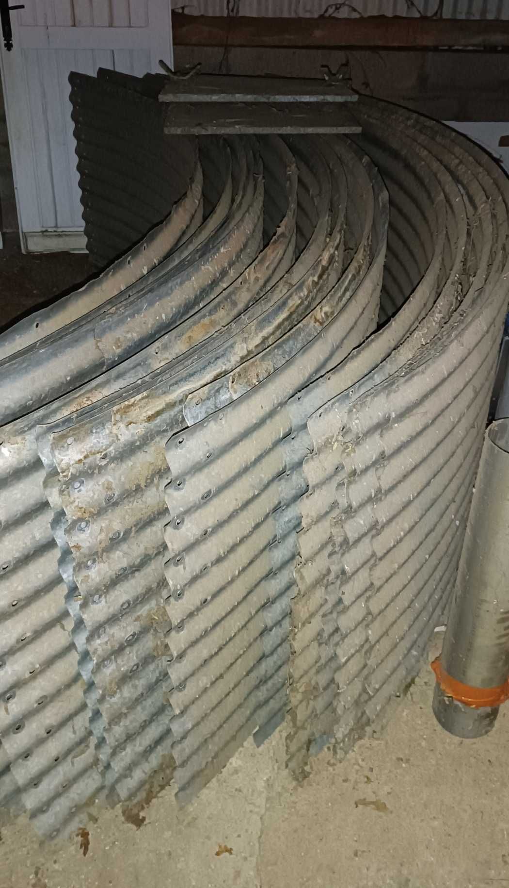 Silos do zboża blacha falista ocynk