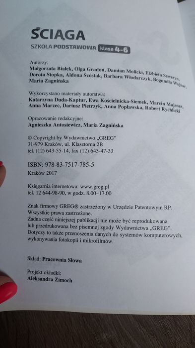 Streszczenia lektur klasa 4-6