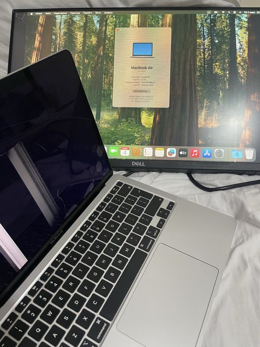Macbook air m1 a2337 не працює монітор