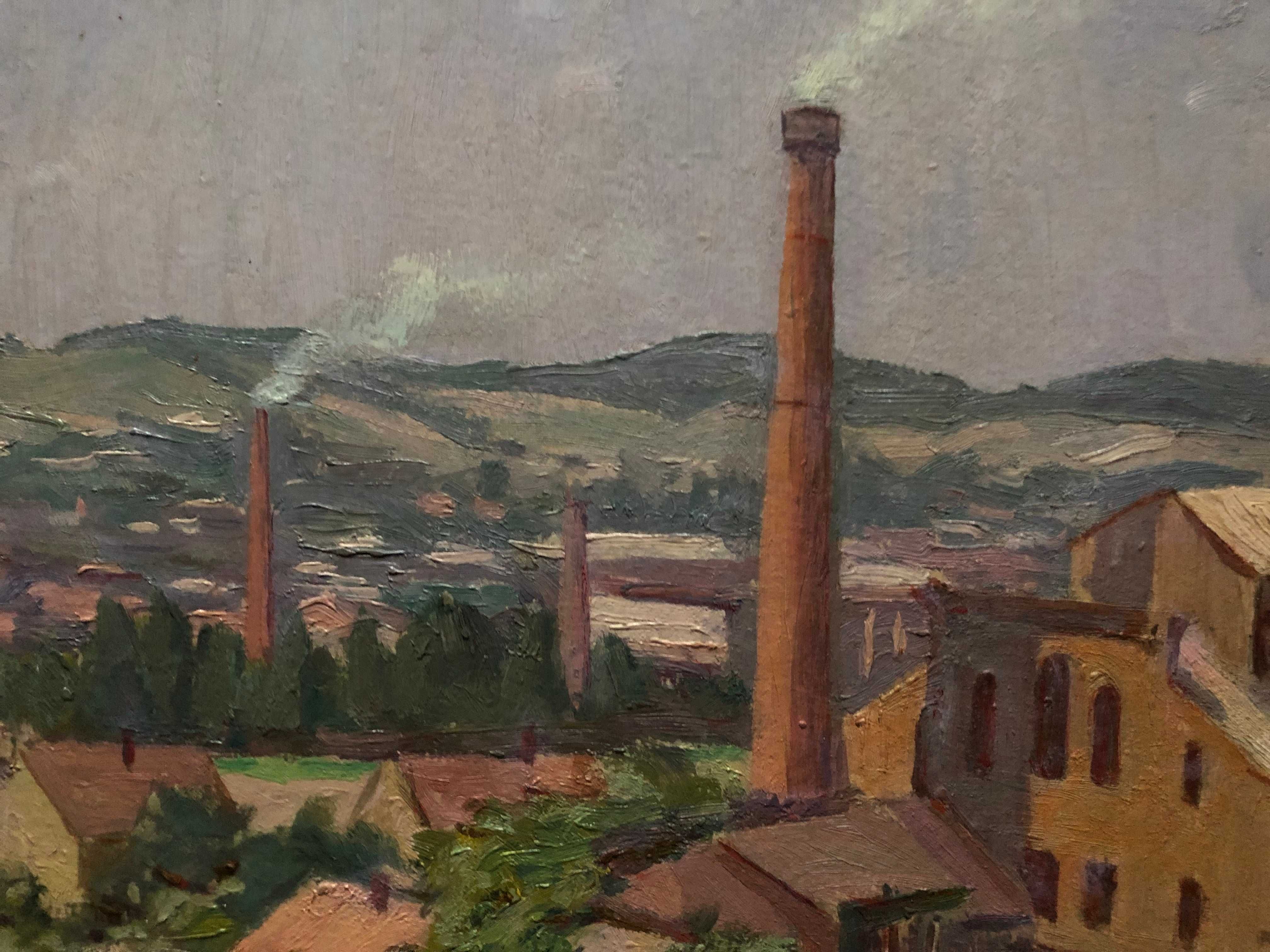 Промисловий Львів 1973р. художник Георгий Кононов (1896гр.)