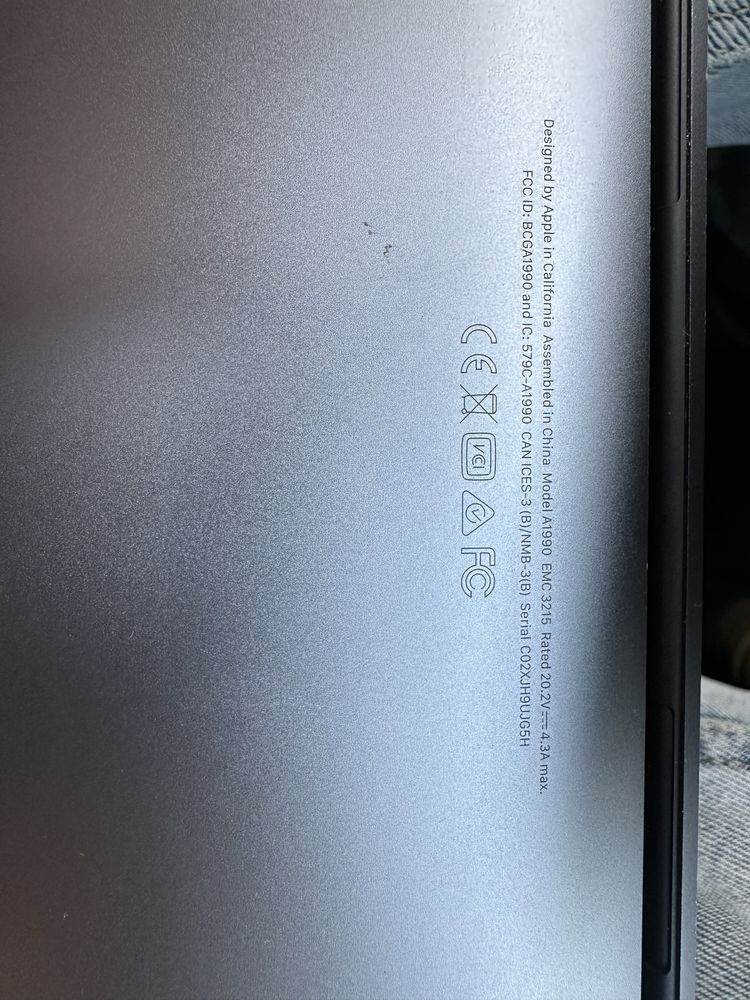 Macbook pro 15 inh