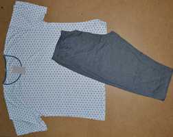 (6) piżama kompl. 100% baweł bluzka rybaczki 52/54