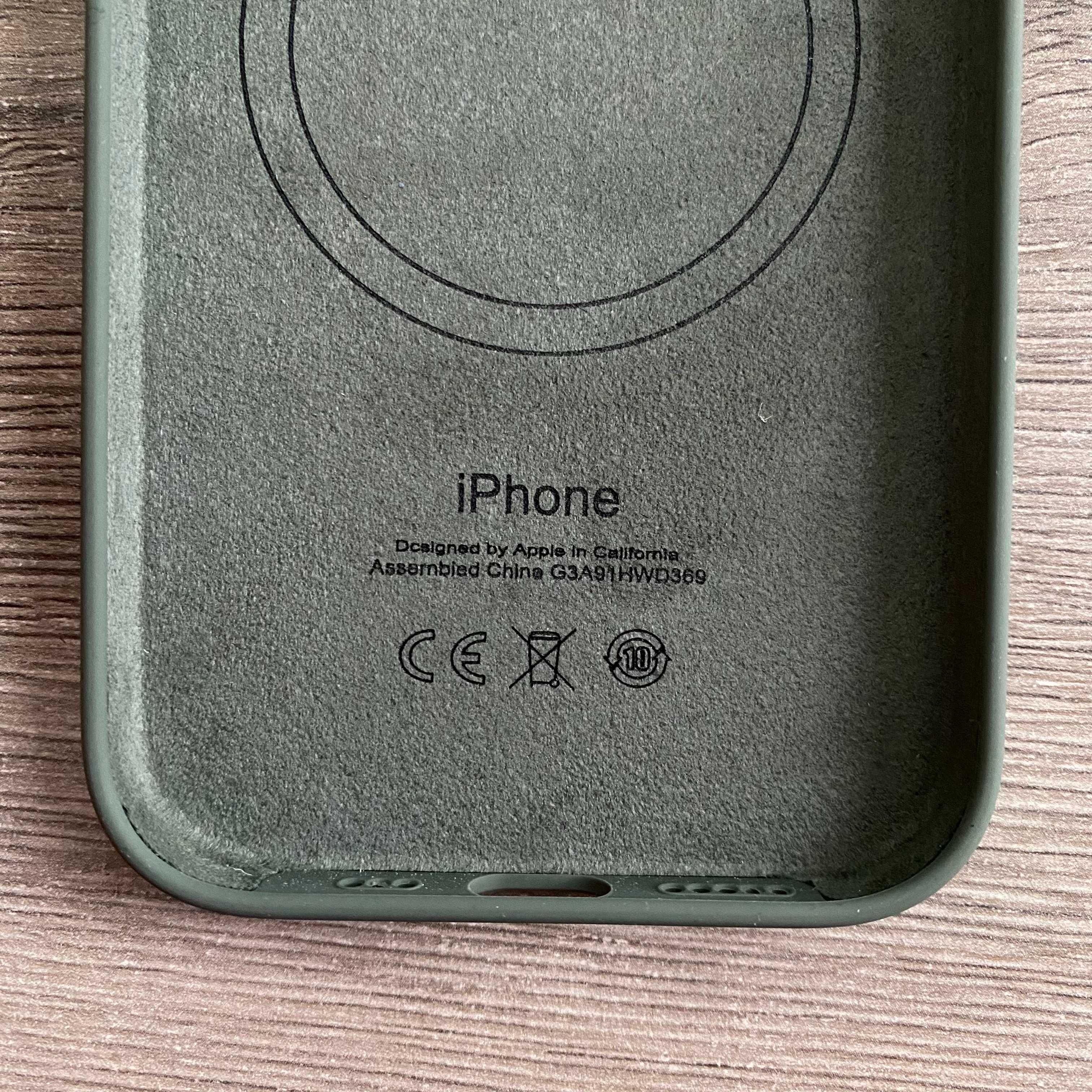 Чохол Iphone 14 Pro Apple Silicone Case MagSafe Olive оливковий зелени