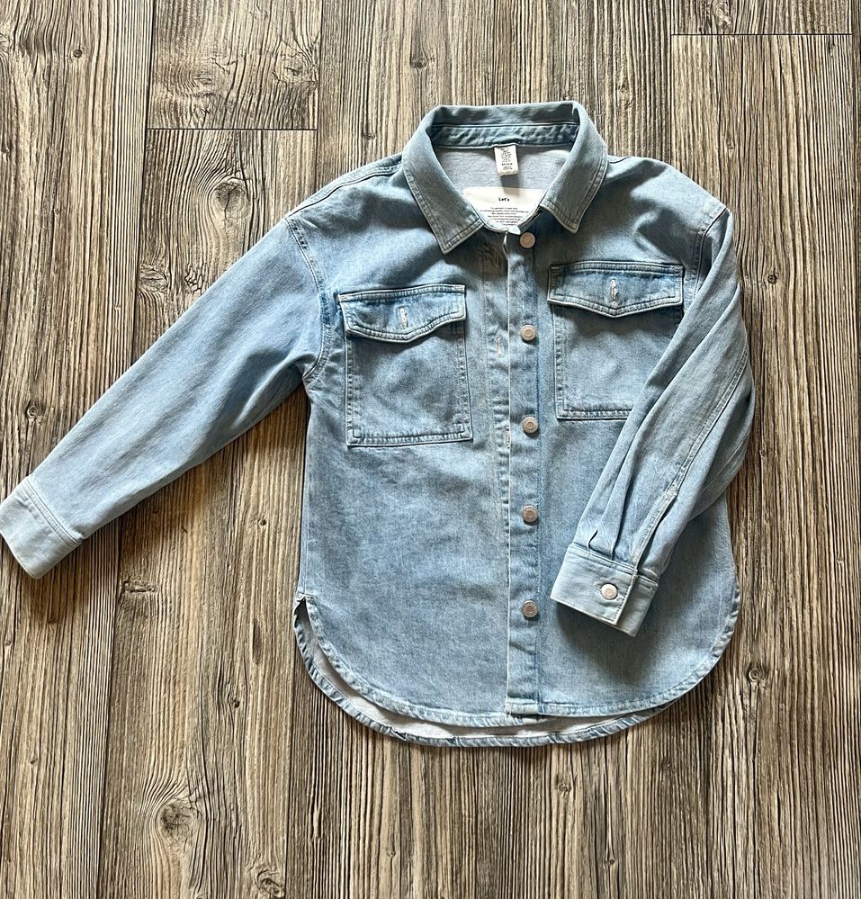 Джинсовий піджак-рубашка H&M