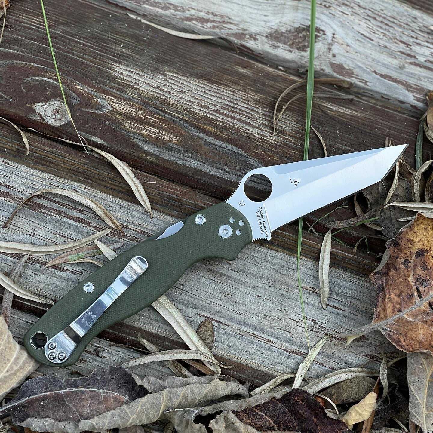 Spyderco Para military 2 Tanto, Спайдерко, Spyderco, paramilitary, Нож